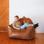 Fauteuil poire Hug - Suède végane, Adolescents et adultes
