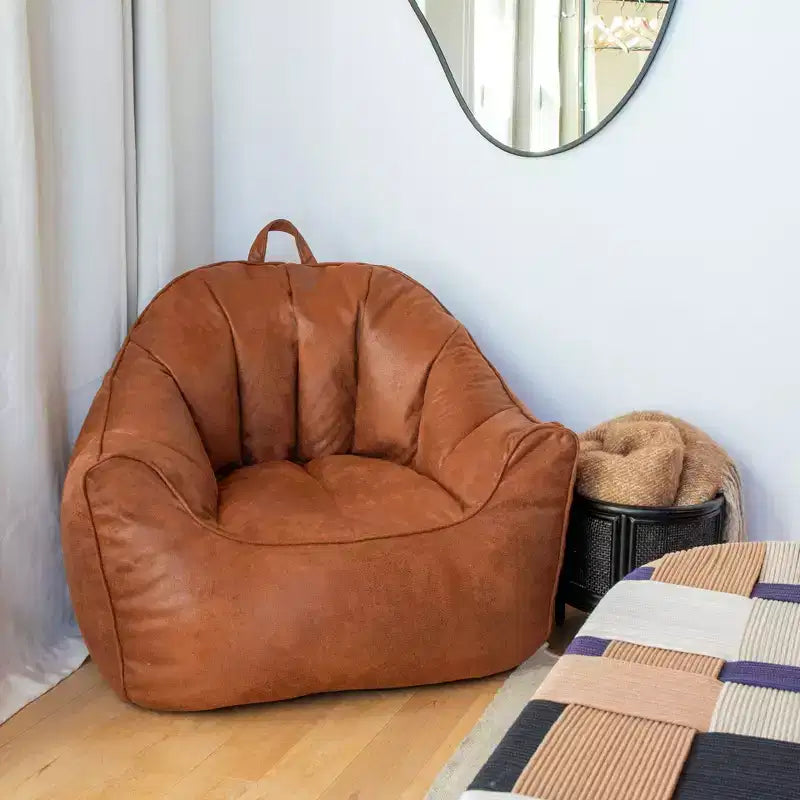 Fauteuil poire Hug - Suède végane, Adolescents et adultes