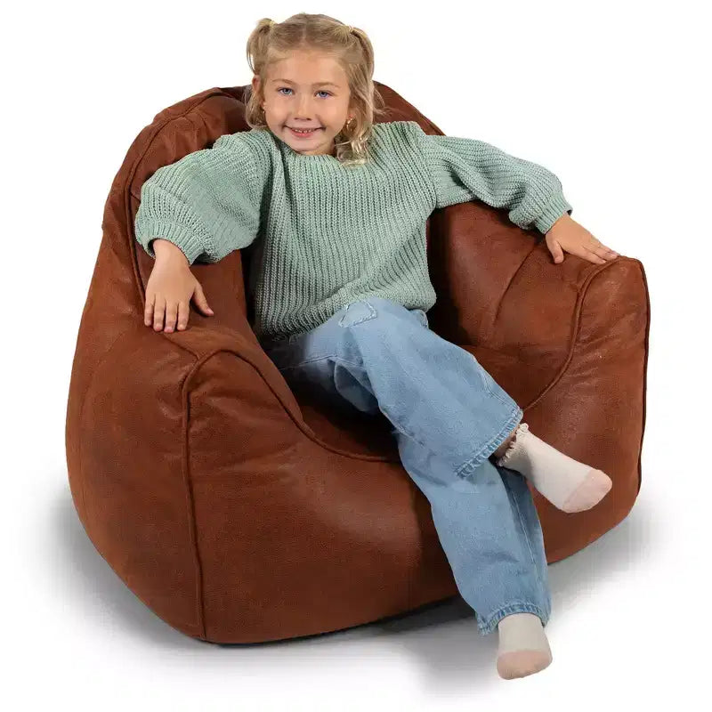 Fauteuil poire Hug - Suède végane, Adolescents et adultes
