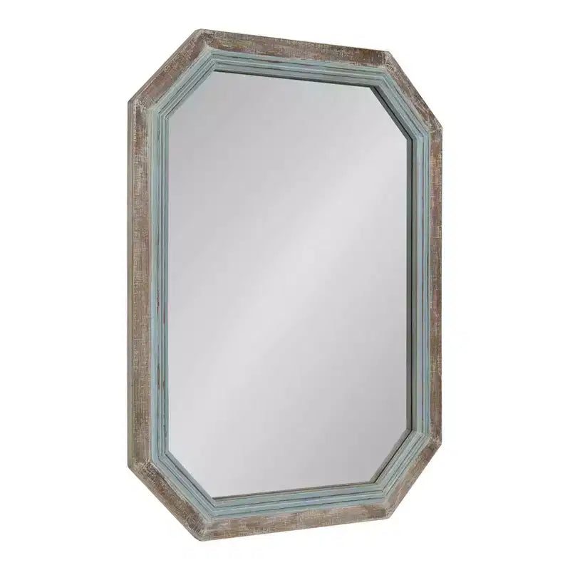 Miroir Mural Octogonal 28 x 36 - Cadre en MDF