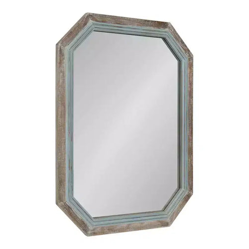 Miroir Mural Octogonal 28 x 36 - Cadre en MDF