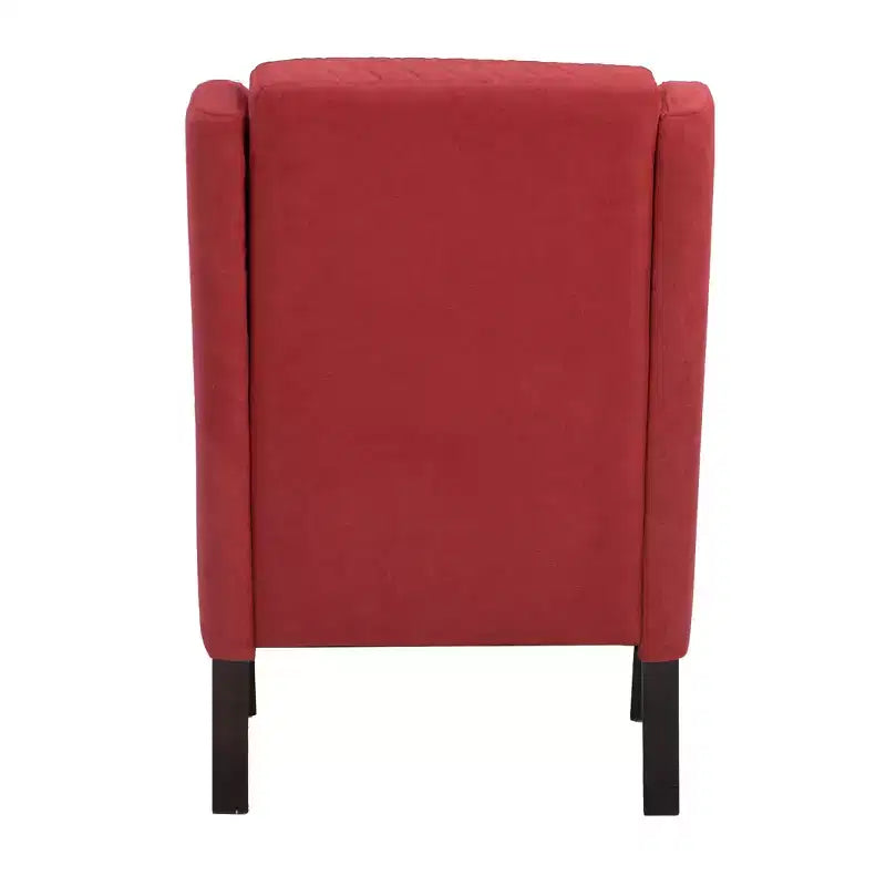 Fauteuil d'appoint rembourré à dossier haut - Mousse haute densité, cadre en bois