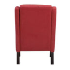 Fauteuil d'appoint rembourré à dossier haut - Mousse haute densité, cadre en bois