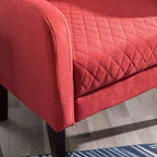 Fauteuil d'appoint rembourré à dossier haut - Mousse haute densité, cadre en bois