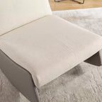 Fauteuil à bascule inclinable en velours côtelé avec repose-pieds - Chambre de bébé et Salon