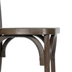 Chaise Thonet en résine aspect bois, résistante aux intempéries - Intérieur/Extérieur