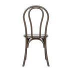 Chaise Thonet en résine aspect bois, résistante aux intempéries - Intérieur/Extérieur