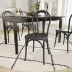 Chaise Thonet en résine aspect bois, résistante aux intempéries - Intérieur/Extérieur