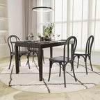 Chaise Thonet en résine aspect bois, résistante aux intempéries - Intérieur/Extérieur