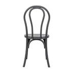 Chaise Thonet en résine aspect bois, résistante aux intempéries - Intérieur/Extérieur
