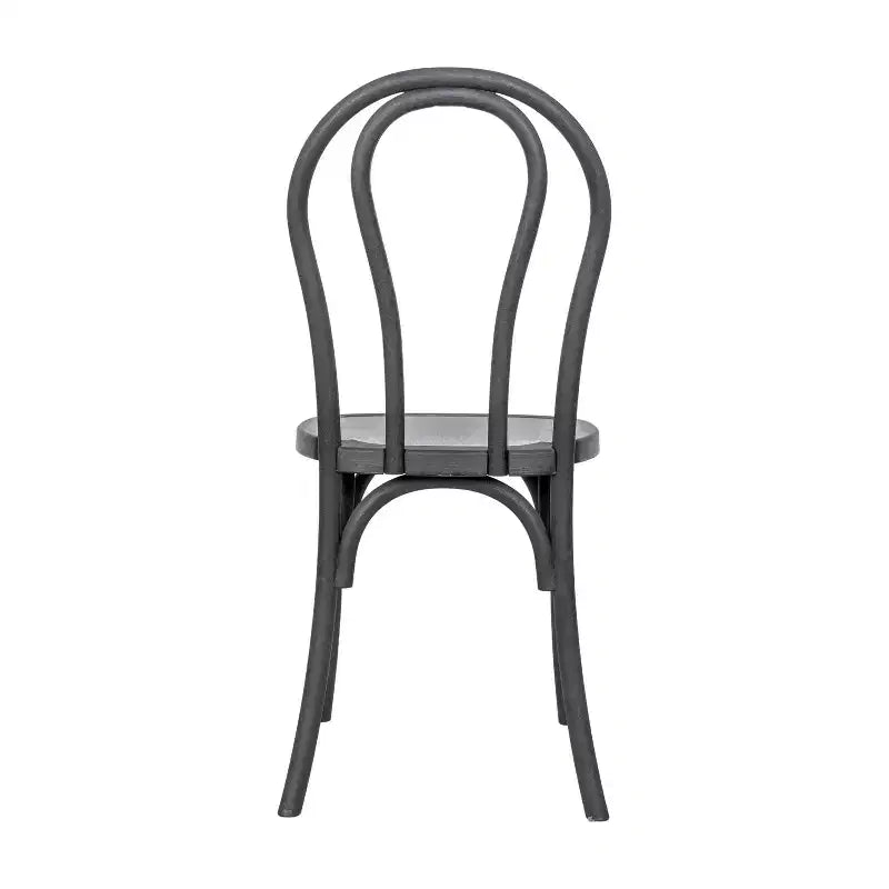 Chaise Thonet en résine aspect bois, résistante aux intempéries - Intérieur/Extérieur