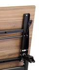 Table de formation rabattable emboîtable à usage commercial robuste avec pieds en Y et panneau d'intimité
