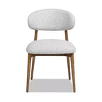 Chaise de salle à manger moderne capitonnée de 20,5 po avec cadre en bois